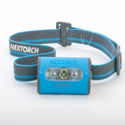 China Camping Nextorch TrekStar Headlamp 3xAAA Factory Supply High Power Light Blue Outdoor Waterproof Led Headtorch for sale