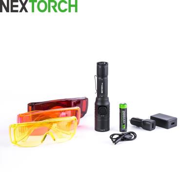 China Nextorch 6in1 Forensic Detector P56 LED Flashlight 6 Light Colors UV Police Forensic Blacklight For Crime Scene Inspection for sale