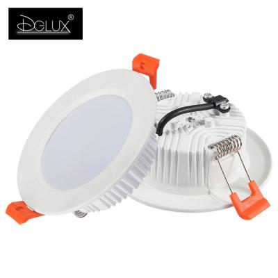 China Long Life Heat Dissipation DGLUX Aluminum Body/Anti Glare/Good Hotel Ceiling 7w 9w 12w 15w 18w 24w 36w Smd Led Downlight for sale