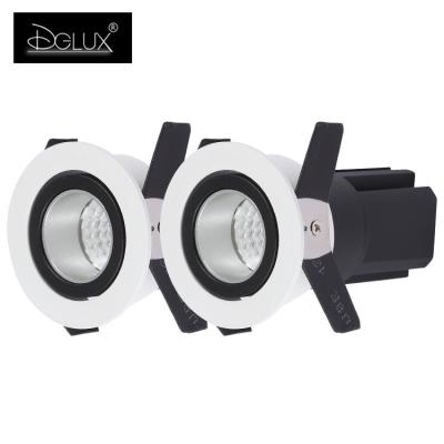 China Round Hotel Store Decor 5watt 7watt 9watt 12watt Dimmable/Anti-glare Function/Easy Installation Dglux China Factory Led Downlight Led Spot Light for sale