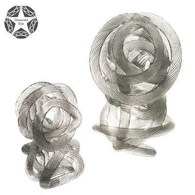 China Minimalist Diamond Star modern home handmade rope glass decoration items for sale