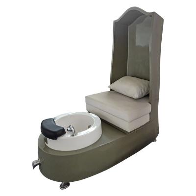 China Multifunctional Foot SPA and Beauty Manipulator Massage Nail Basin Waterless Foot Massager Glass Chair Modern Double Salon Bestselling Sofa for sale