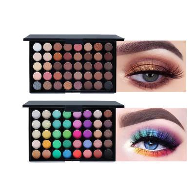 China Best Selling EYE 40 Colors Makeup Smudge Product Custom Eyeshadow Set Matte Combo Makeup Waterproof Eyeshadow Box for sale