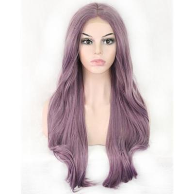 China V-tip hair curly hair direct selling wig high temperature net silk new long can be dyed perm ladies wig for sale