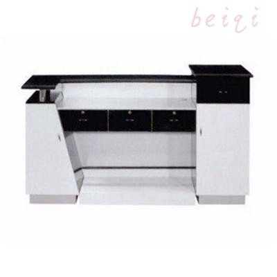 China Modern luxury factory directly sell modern hotel reception counter design for sale MDF for sale