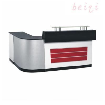 China Nail Salon Customized Modern Luxury Professional Counter Curved Modern Design for sale