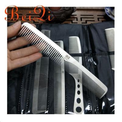 China Salon wholesale stainess steel hair cutting light and thin hair comb for hair extension for sale