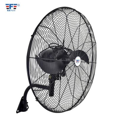 Cina Anti-dust\water-repellent\smoke-proof Fan two horn blades hanging strong wind metal industrial wall mounted fan in vendita