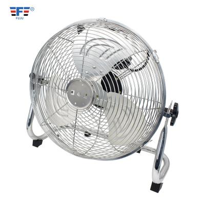 Cina 130 Degree 12 Inch 3 Speed ​​Adjustable Single Deluxe Heavy Duty Metal High Speed ​​Control Industrial Floor Fans in vendita