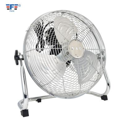 Cina 130 Degree Adjustable Control OEM Coil Copper Motor Commerical High Power Metal Electric Blades 16 Inch Speed ​​Floor Height Fan in vendita