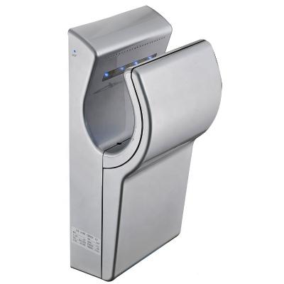 China Airblade Jet Hand Drier Commercial High Touch Hotel Traffic Jet Air Force Low Noise Automatic Hand Dryer Commercial Use for sale