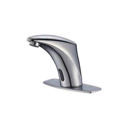 China Sense Faucets Basin Faucet Sensor Faucet For Bathroom Touchless Cold Water Chrome Finished Faucet for sale