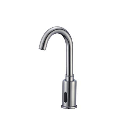 China Sense Faucets Swan Neck Sensor Bathroom Infrared Water Faucet Faucet for sale