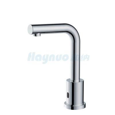 China Sense Faucets Swan Neck Basin Faucet Touchless Sensor Water Faucet For Bathroom Auto Faucet for sale