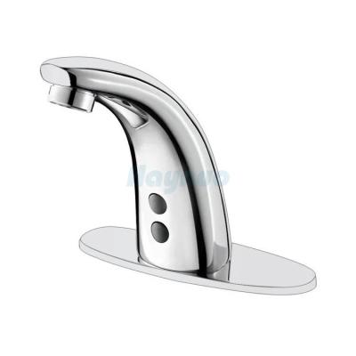 China Sense Faucets Sensor Auto Faucet Brass Body Chromed Finish Cold Water Faucet for sale