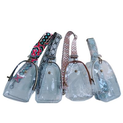 China Clear Normcore PVC Chest Bag SPORT Cross / Minimalist New Goods - Body Bag Fashion Travel Waterproof Portable Storage Funny Package for sale