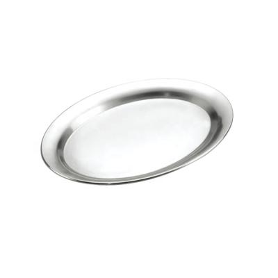 China Eco-friendly All Size Metal Food Dish Fish Tray Serving Dish For Dinner Banquet Restaurant Stainless Steel Buffet Wares for sale