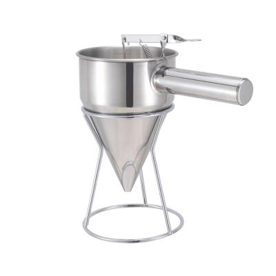 China Viable Confectionery Dispenser Dough Plunger Hopper Oil Funnel Professional Kitchenware for sale