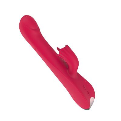 China Hot Sales Women Position Vagina Clitoris Stimulation Masturbators Vibrator Sex Toys For Woman Sex Toys For Men Scolding Licking Stretching Massager 3-in-1 Vibrating for sale