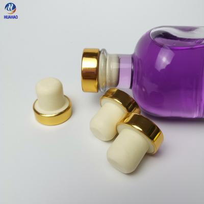 China Wholesale Custom Non Refillable Wine Caps , Wooden Aromatherapy Bottle Cork Caps for sale