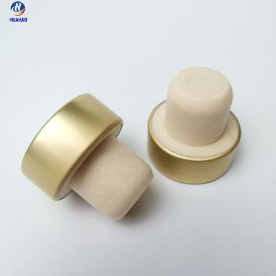 China 2022 new design wholesale price portuguese cork cork top non refillable glass lid bottle22mm t for sale for sale