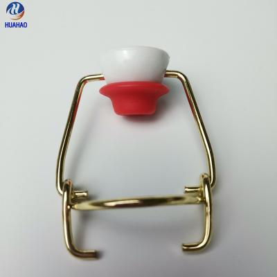 China Feature Non Spill Type Bottle Cap In Stock Good Quality Ceramic Swing Top Cap For Beer Bottles With Stainless Handle for sale