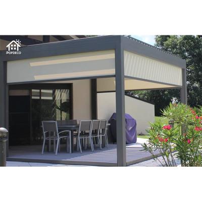 China Easily Assembled Outdoor Electric Aluminum Pergola Unique Design Pergola Kits China Bioclimatica for sale