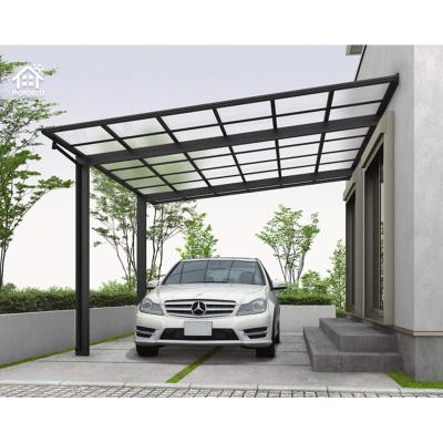 China Aluminum Carport DIY Kits Carport Garages Cantilever Polycarbonate Carport for sale