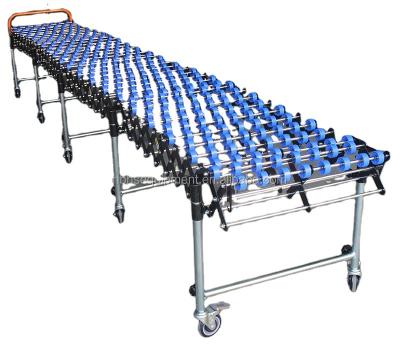 China Oil Heavy Duty Portable Gravity Wheel Flexible Conveyor for sale