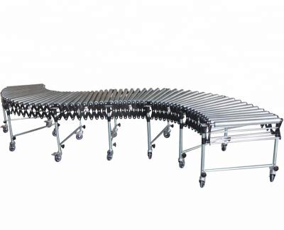 China Oil Resistant Retractable Roller Conveyors For Loading And Unloading Container Or Truck for sale