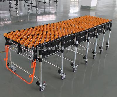 China Expandable&flexible fire resistant gravity wheel conveyor for sale