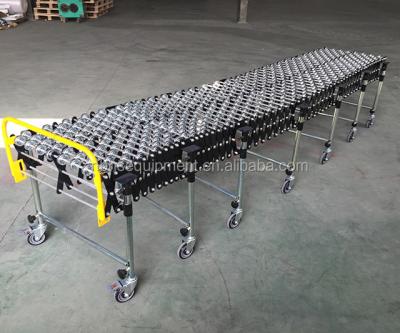 China Fire Resistant Flexible&expandable Manual Skid Wheel Conveyor for sale