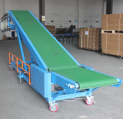 China Oil Resistant Container Belt Conveyor Loading System for sale