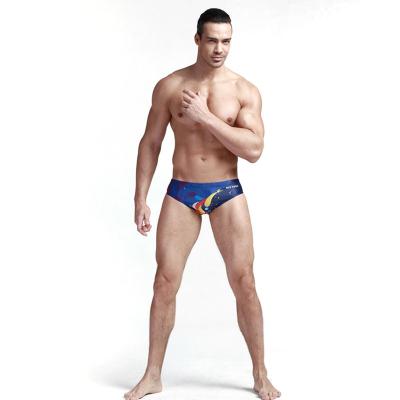 China Low price good quality men's swimwear fashion swimwear breathable beachwear competition seamless swimwear for men for sale