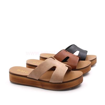 China Light Custom Design Fashion Women Slip On Summer Slippers Simple Classic Lady Sandals for sale