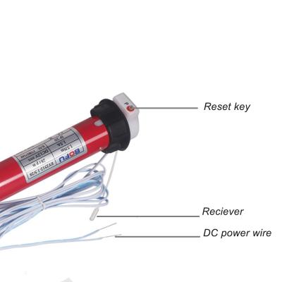 China Rechargeable Battery Motor 12v 24v Motor 25mm For 38mm Roller Tube Motorized Blind Shades With Remote Control for sale