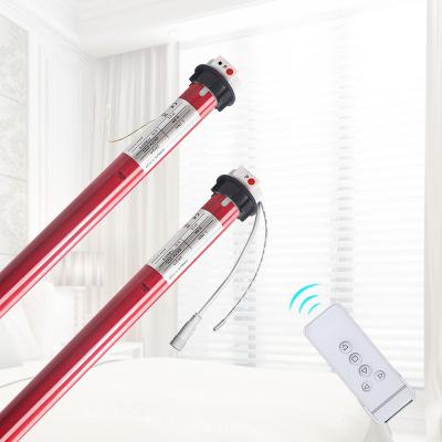 China Rechargeable Battery Operated RF Blind Motor Motorized Window Roller Blinds Motor with Crown and Rubber Wheel for sale