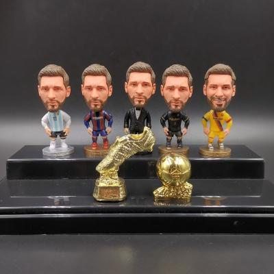 China Lionel Messi's Career Doll Lionel Messi Action Numbers Soccer Collection Mini Gift Customized for sale