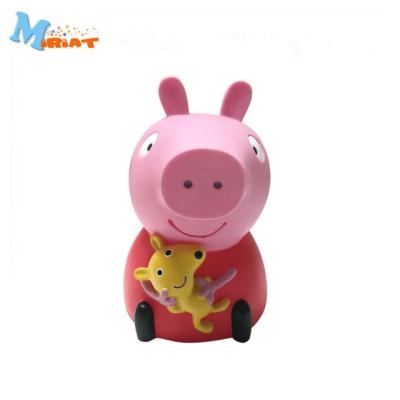 China PVC Vinyl Toy Manufacturer High Quality Cartoon Cute Pig Money Bank For Kids for sale