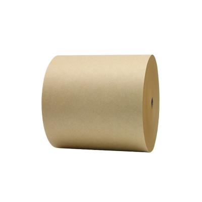 China 100% Eco Friendly Waterproof Recycle Food Grader Vacuum Fill Brown Wrapping Jumbo Kraft Paper Roll For Wrapping And Food for sale