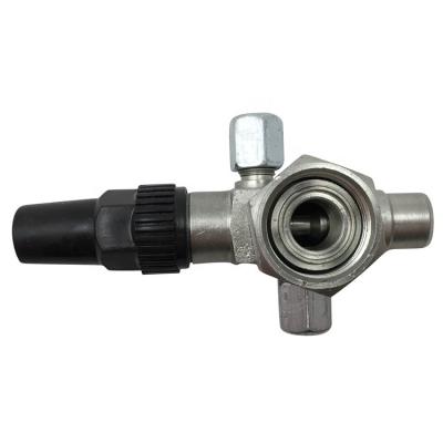 China high safety Refrigerator Compressor Valve Fuel Shut Off Hand Rotary Rotalock Valve en venta