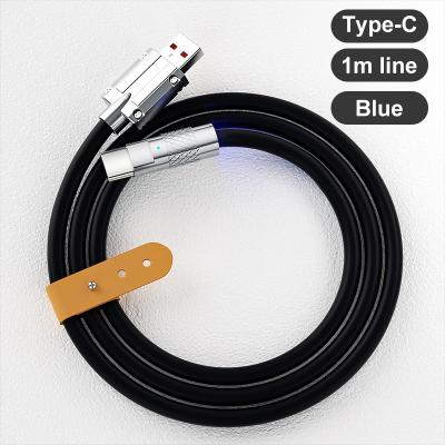 China MP3/MP4 Player 120W Fast Charging Cable - Heavy Duty Unbreakable Silicone Supports Data Transfer Type C To Type C Cable for sale