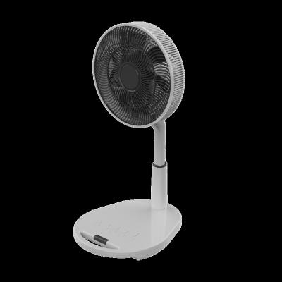 China Portable LED Display Working Time Long 4 Gears Setting Electric Rechargeable Charging Fan With Remote Control for sale