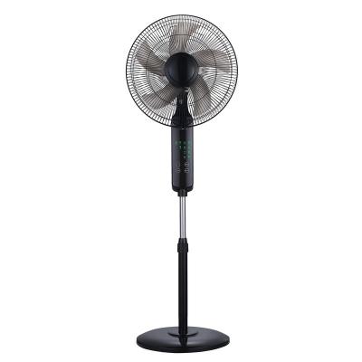 China Swing Function 16 Inch Air Cooling Plastic Pedestal Stand Electric Fans With Remote for sale