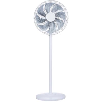 China Swing Function Factory Wholesales 180 Degree Plastic White Wave Stand Fan With Rotating Head for sale