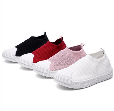 China Summer Anti-slippery Fashion Sneakers Boys Girls Kids Baby Sock Upper Top Shoes for sale