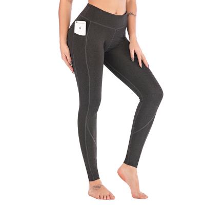 China Women Workout Fitness Antibacterial Stretchable Leggings With Side Pockets Female Yoga Pants for sale