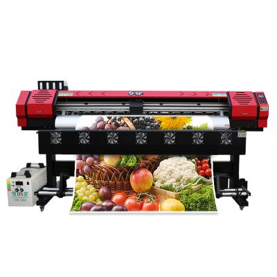 China Building Material Shops New Design 1.9m 6ft Roll To Roll XP600 DX5 I3200 3D UV Wallpaper Printer for sale