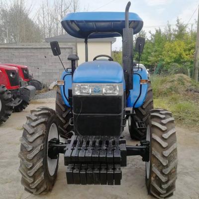 China Factory used tractors massey Ferguson mf385 85hp 2wd farm wheel agricultural machinery equipment small compact front loader for sale