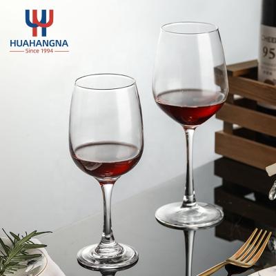 China New Lead Free Crystal Long Stem Clear Wine Borosilicate Custom Classic/Postmodern Logo Printed Red Wine Glass Tumbler 310ml Tall For Restaurant for sale